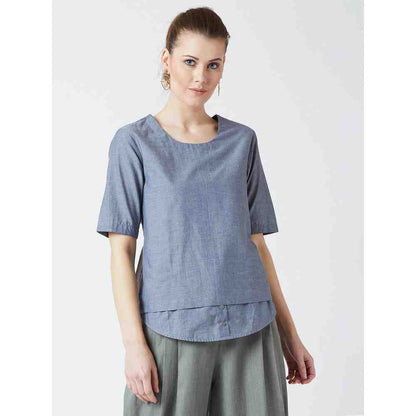 Doodlage Manal Blue Top