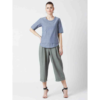 Doodlage Manal Blue Top