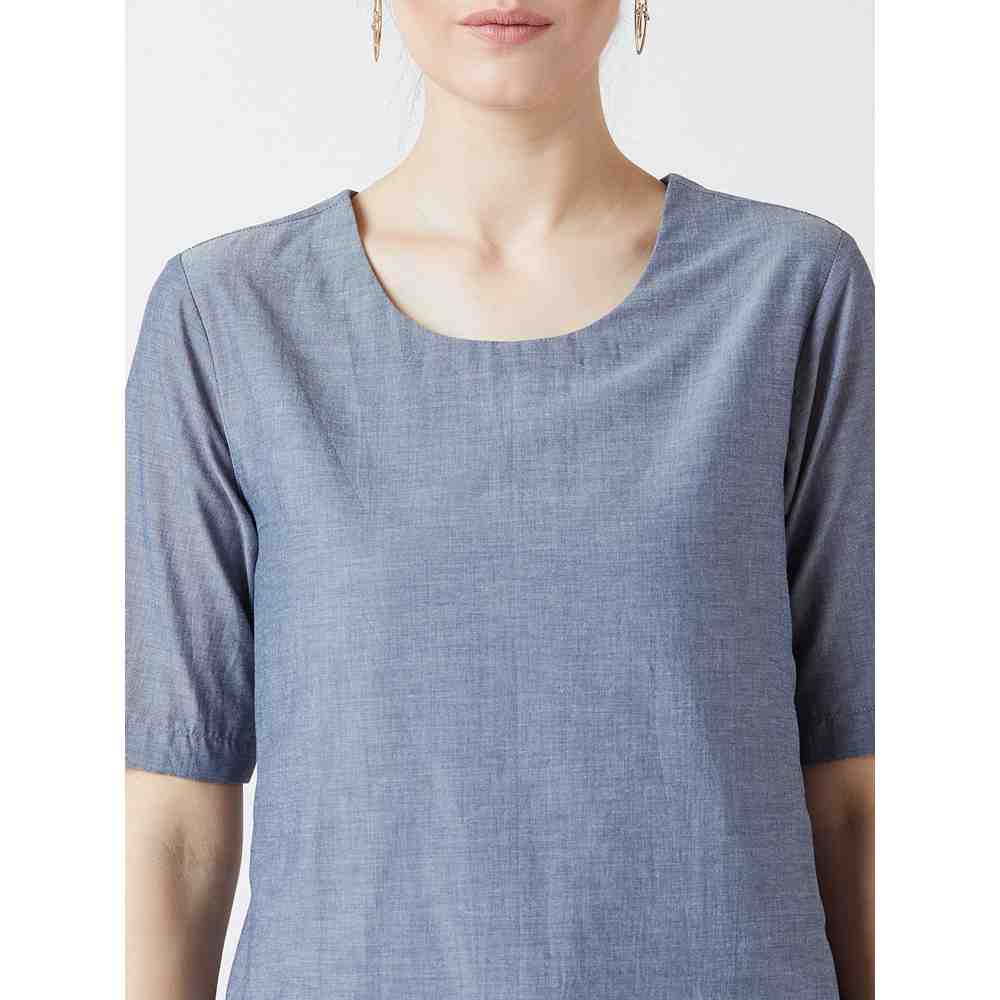 Doodlage Manal Blue Top