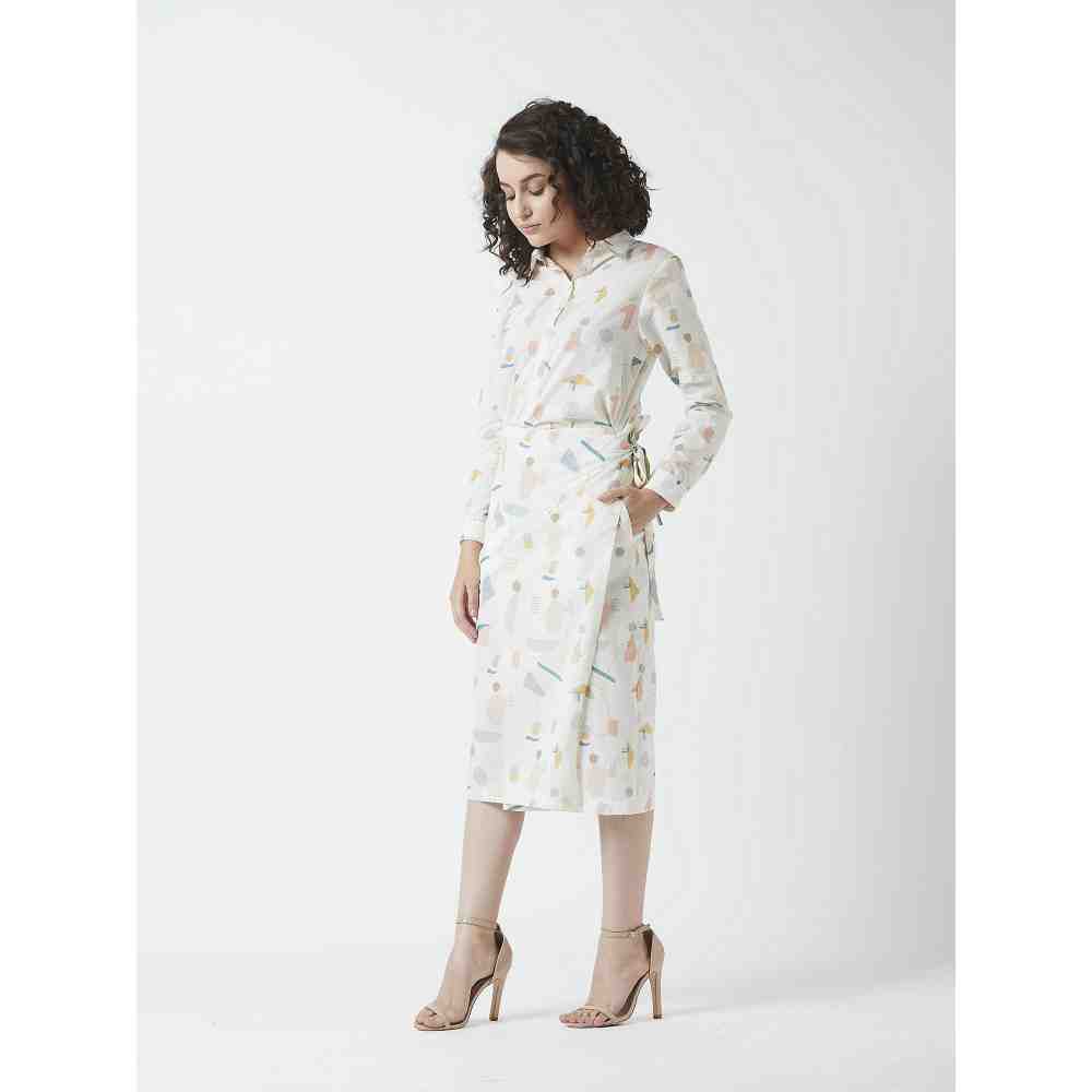 Doodlage Pramila Printed Dress