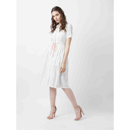 Doodlage Fish Print Emma Dress