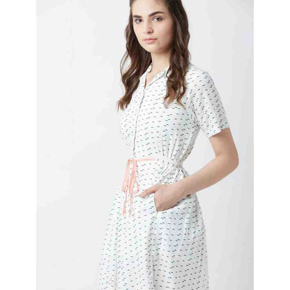 Doodlage Fish Print Emma Dress