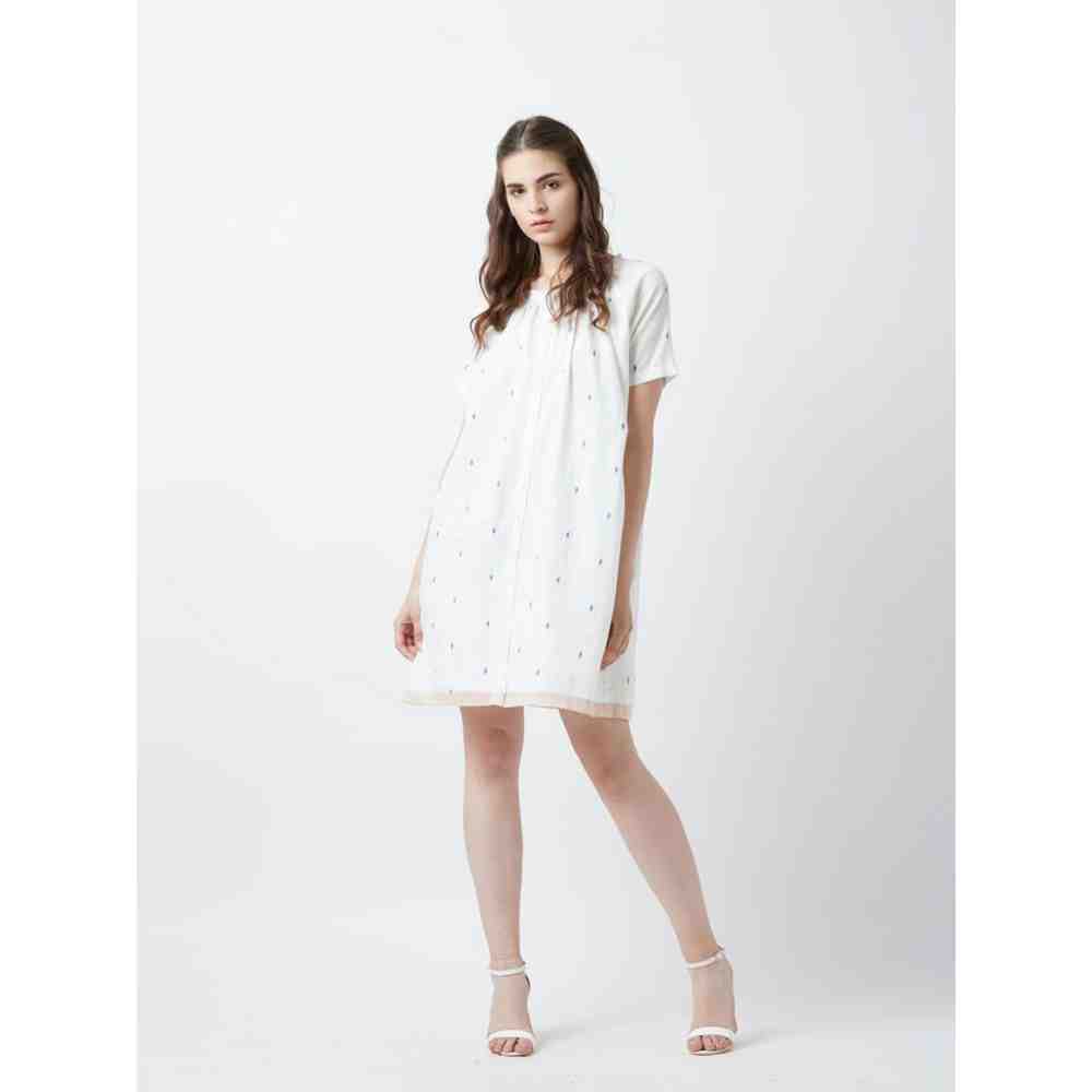 Doodlage Ikat Ruffle Dress