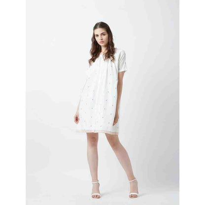 Doodlage Ikat Ruffle Dress