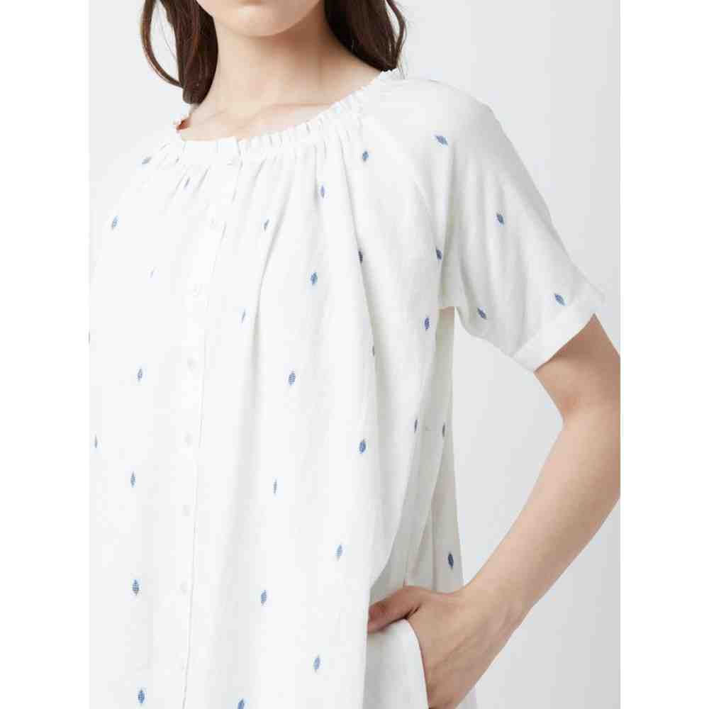 Doodlage Ikat Ruffle Dress