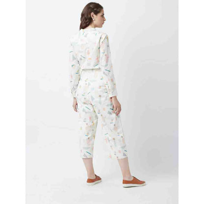 Doodlage Off White Human Print Pants