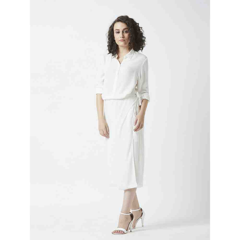 Doodlage Pramila White Dress