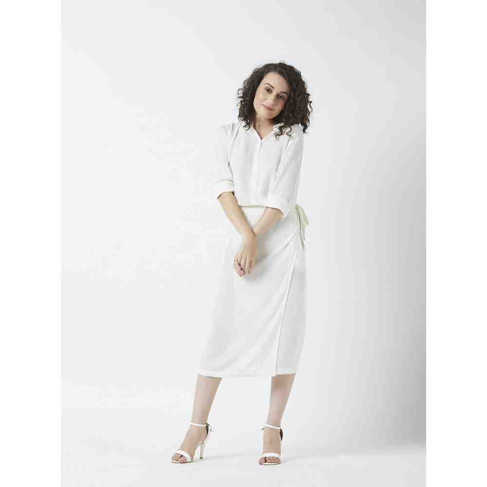 Doodlage Pramila White Dress