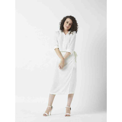 Doodlage Pramila White Dress