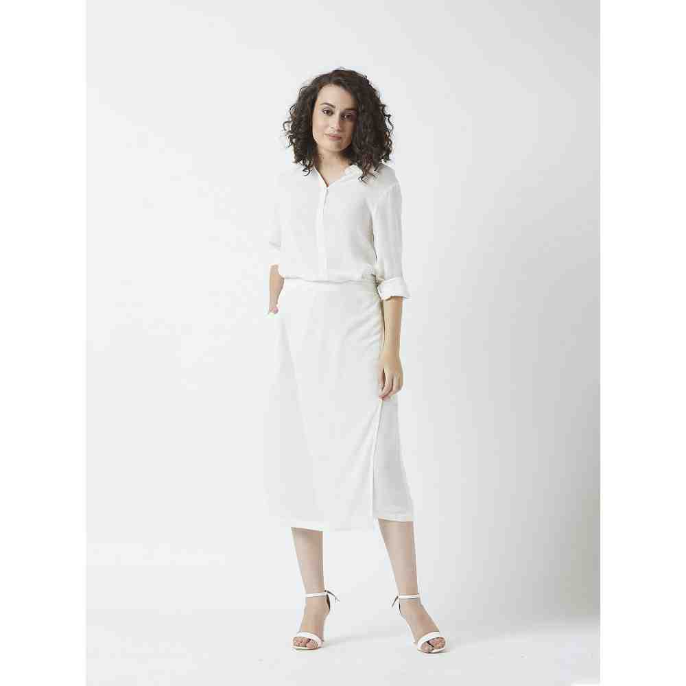 Doodlage Pramila White Dress
