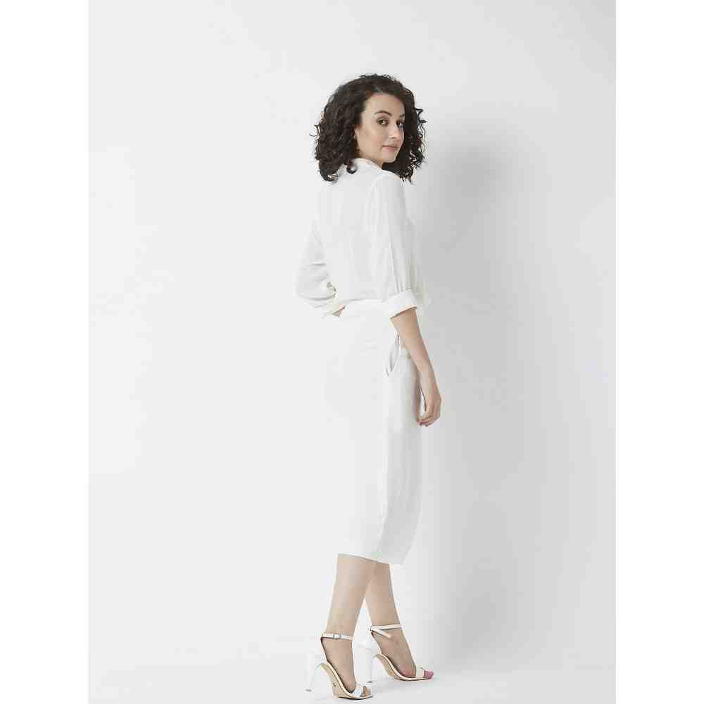 Doodlage Pramila White Dress