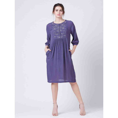 Doodlage Millett Blue Dress