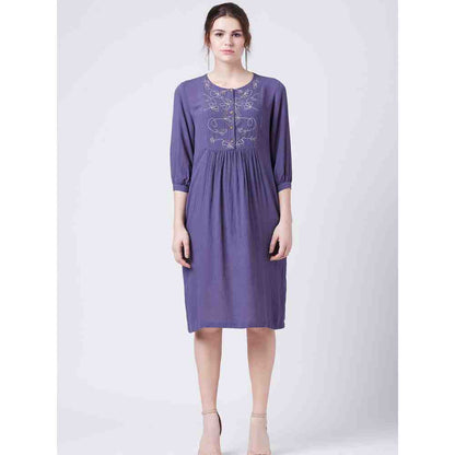 Doodlage Millett Blue Dress