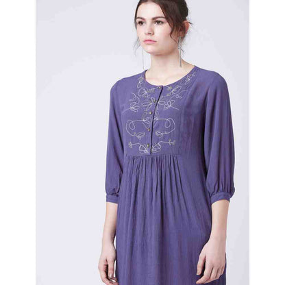 Doodlage Millett Blue Dress