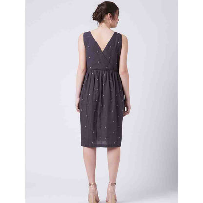 Doodlage Angela Grey Ikkat Dress