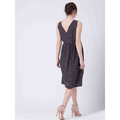 Doodlage Angela Grey Ikkat Dress
