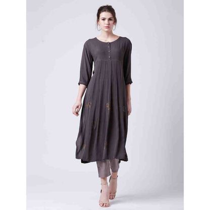 Doodlage Grey Hirsi Kurta