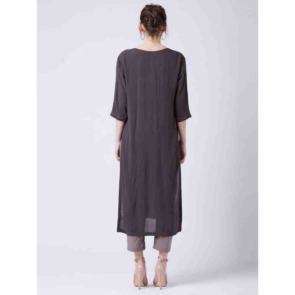 Doodlage Grey Hirsi Kurta