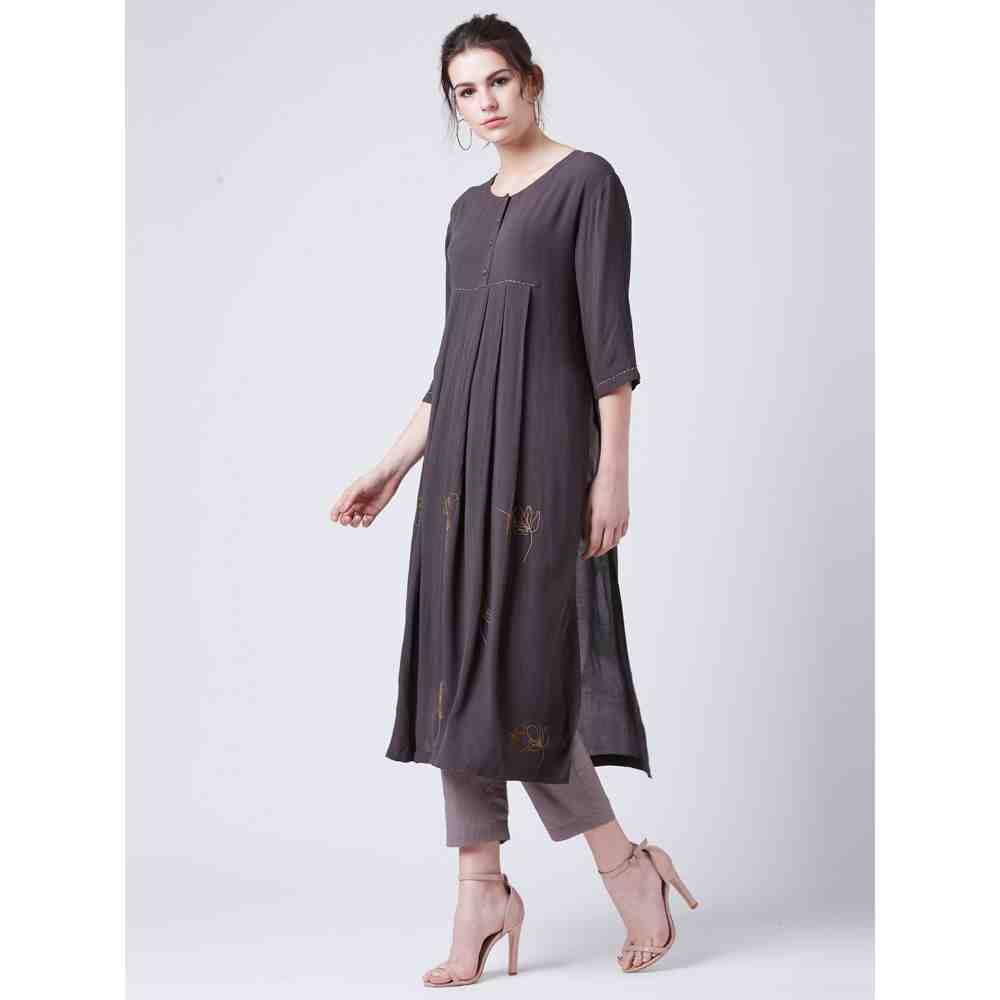 Doodlage Grey Hirsi Kurta