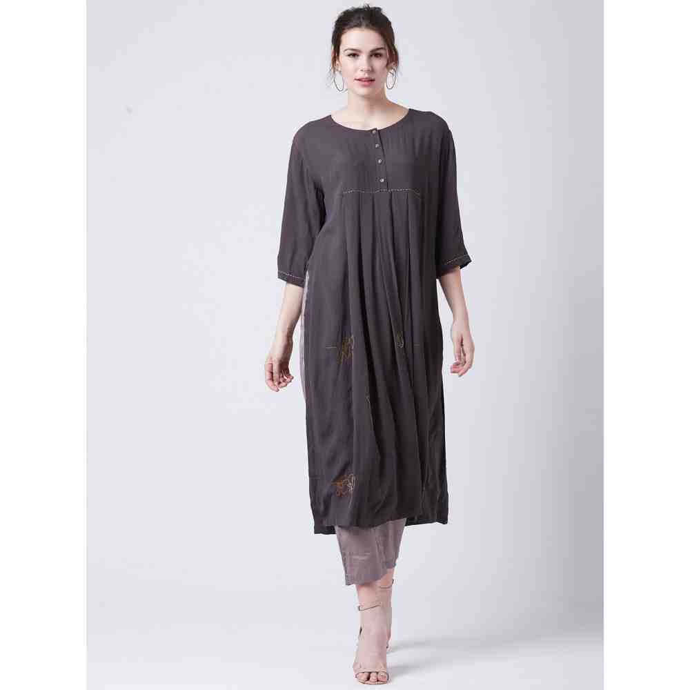 Doodlage Grey Hirsi Kurta