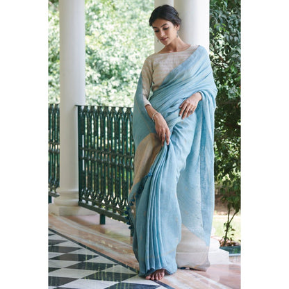 Dressfolk Parul Saree with Unstitched Blouse