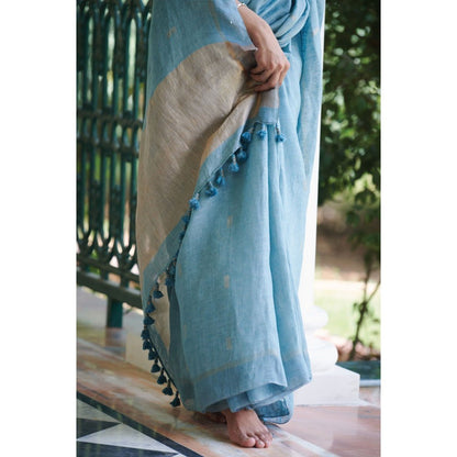 Dressfolk Parul Saree with Unstitched Blouse