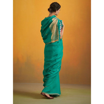 Dressfolk Nissah Linen Saree without Blouse