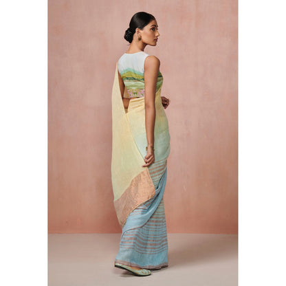 Dressfolk Sweet Summer Handloom Sarees without Blouse