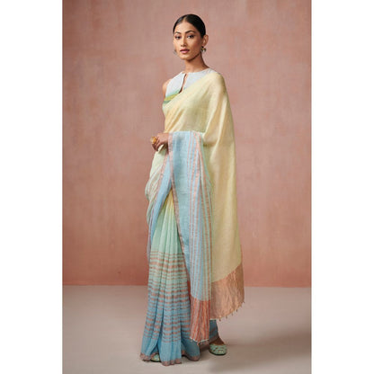 Dressfolk Sweet Summer Handloom Sarees without Blouse