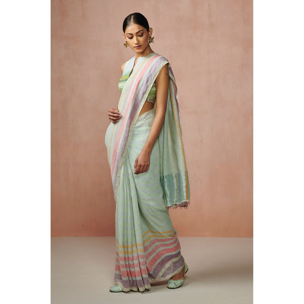 Dressfolk Misty Mornings Handloom Sarees without Blouse