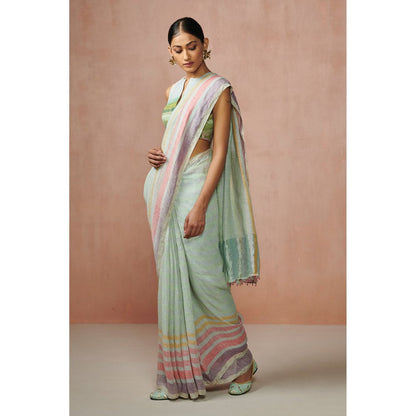 Dressfolk Misty Mornings Handloom Sarees without Blouse