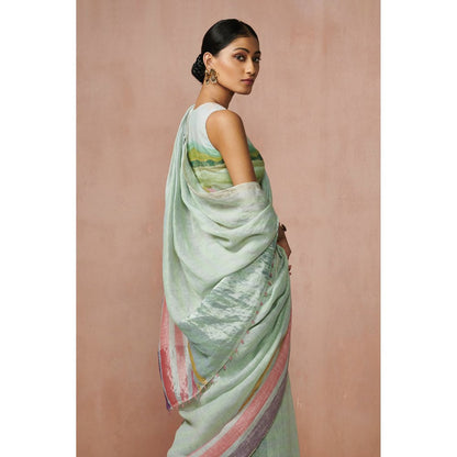 Dressfolk Misty Mornings Handloom Sarees without Blouse