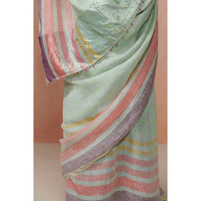Dressfolk Misty Mornings Handloom Sarees without Blouse