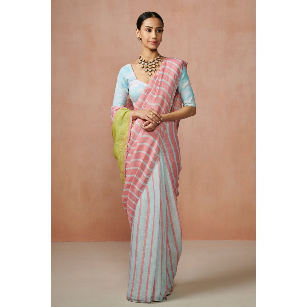 Dressfolk Sadabahar Handloom Sarees without Blouse