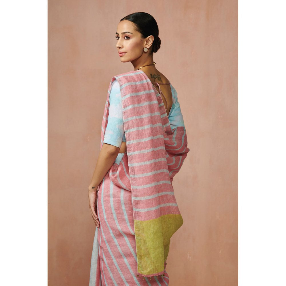 Dressfolk Sadabahar Handloom Sarees without Blouse