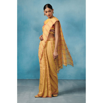 Dressfolk Mimosa Handloom Sarees without Blouse
