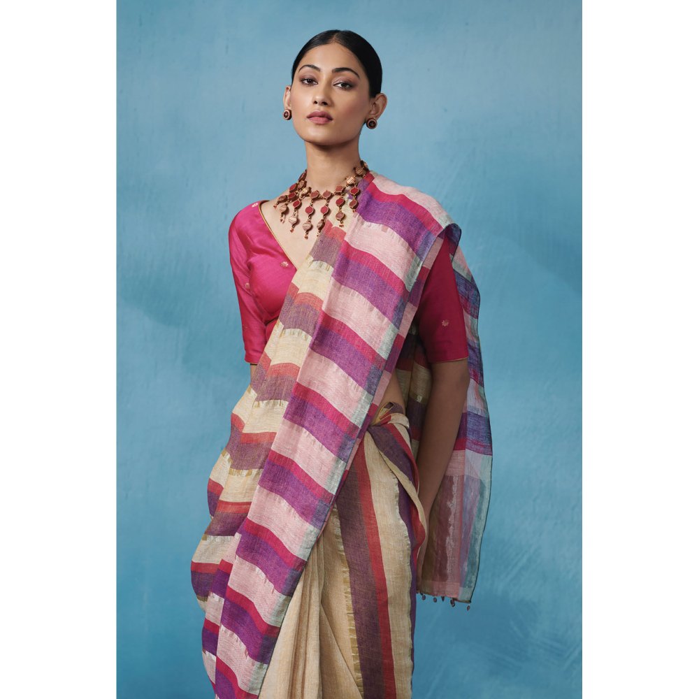 Dressfolk Lovestruck Handloom Sarees without Blouse