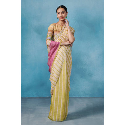 Dressfolk Elayne Handloom Sarees without Blouse