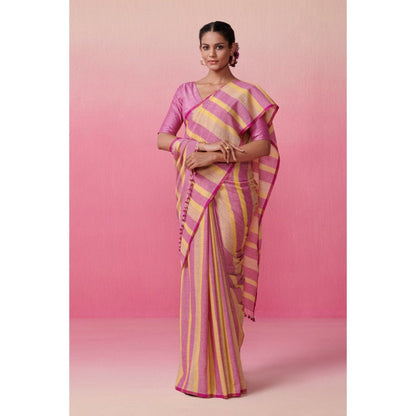 Dressfolk Women Strawberry Summer Saree