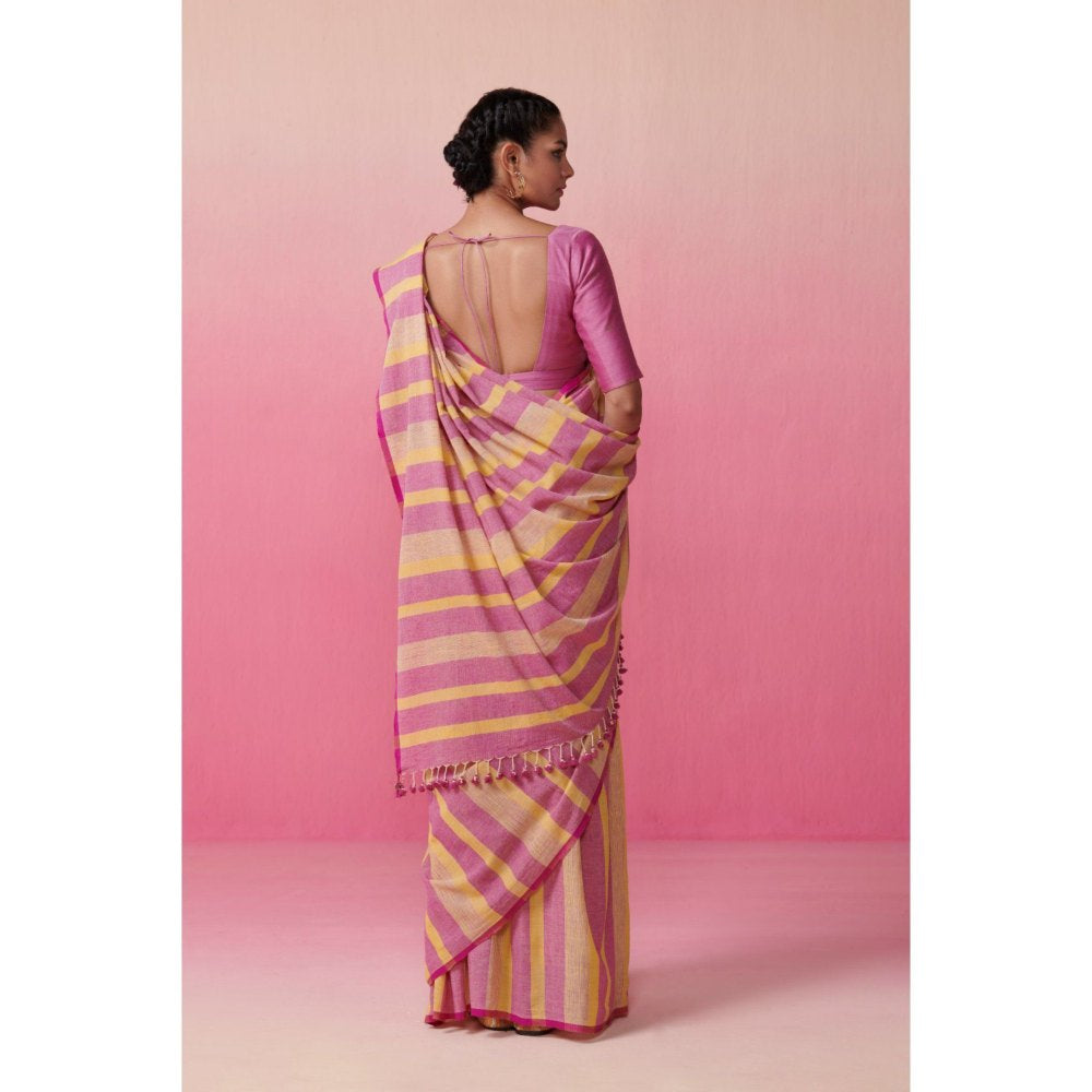 Dressfolk Women Strawberry Summer Saree