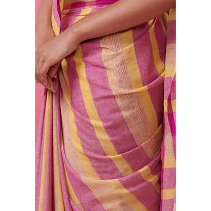 Dressfolk Women Strawberry Summer Saree
