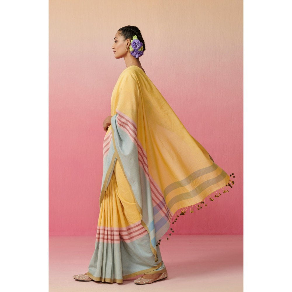 Dressfolk Women Amaltas Breeze Saree