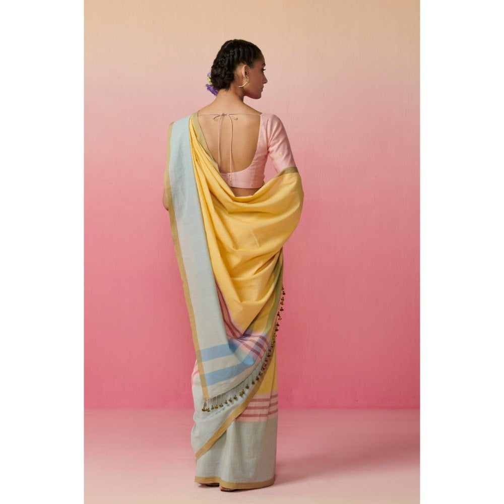 Dressfolk Women Amaltas Breeze Saree