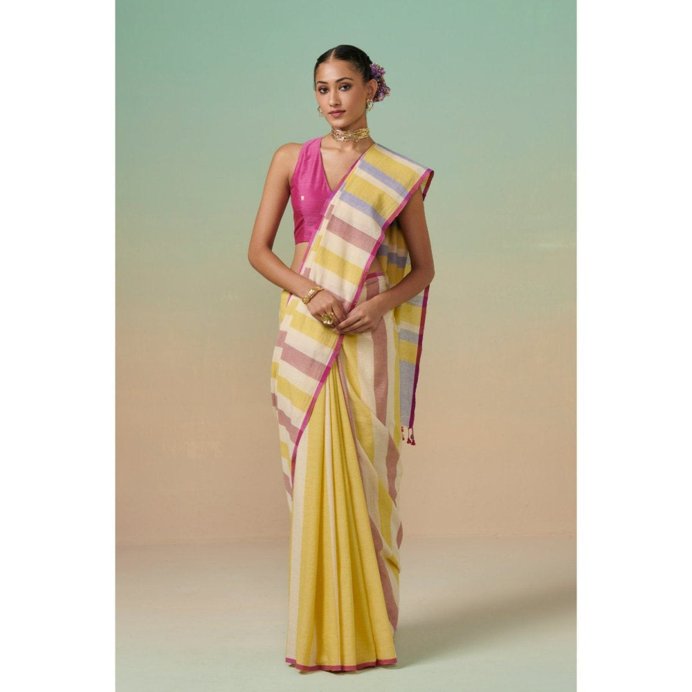Dressfolk Women Mango Relish Saree