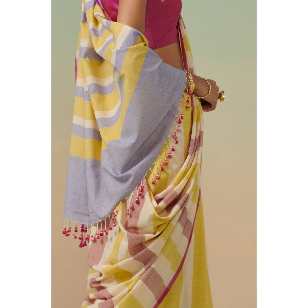 Dressfolk Women Mango Relish Saree