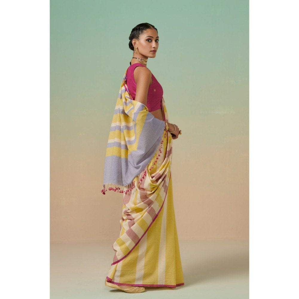 Dressfolk Women Mango Relish Saree