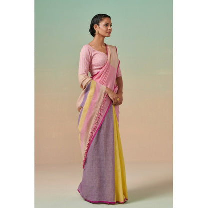 Dressfolk Women Sunflower Haze Saree