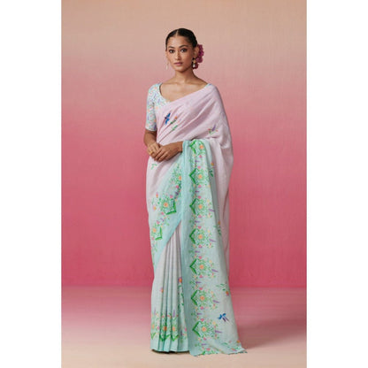 Dressfolk Women Love Birds Saree