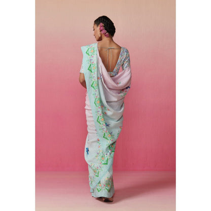 Dressfolk Women Love Birds Saree