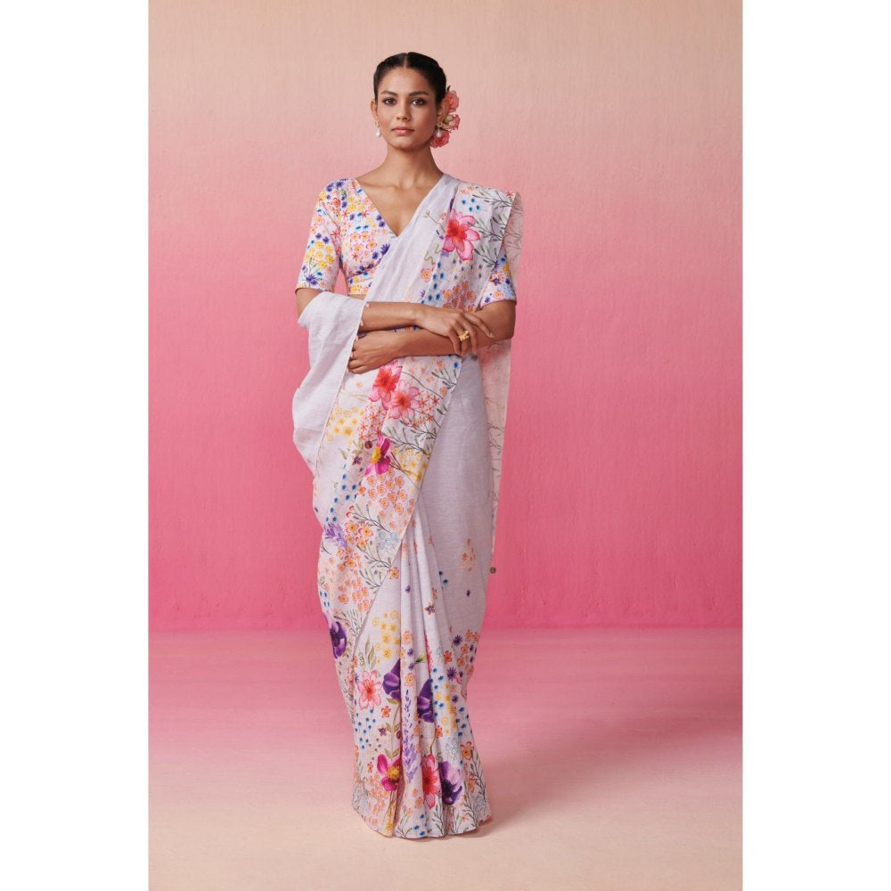 Dressfolk Women Mystic Blossoms Saree